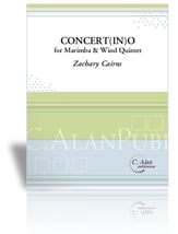 Concertino for Marimba and Wind Quintet Score and Parts cover